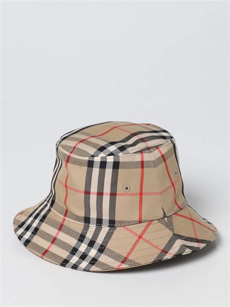 cappello da pescatore burberry|Cappello da pescatore Burberry Check in cotone in Beige.